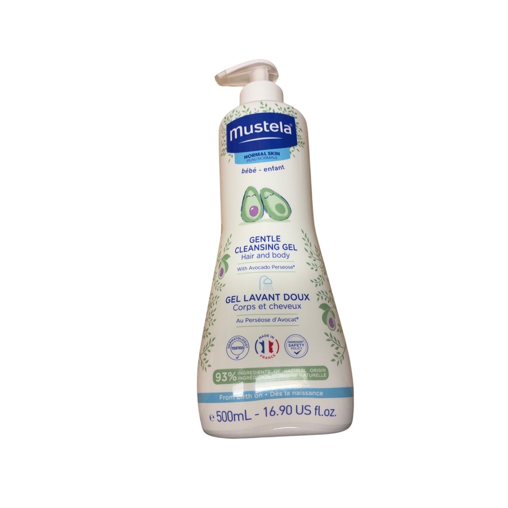 Mustela Gentle Cleansing Gel for Normal Skin Skin (16.9oz) New
